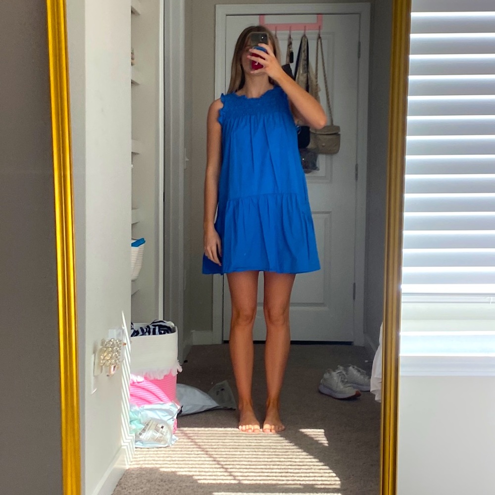 Blue dress